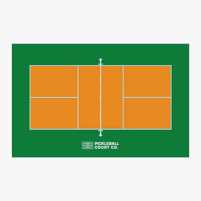 Double Series Pickleball Courts Premium Dual Color Court Surfaces