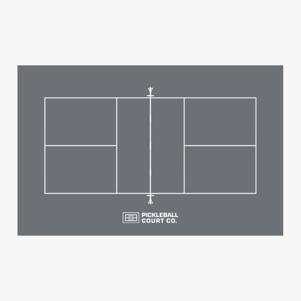 Pickleball Court Co. Light Gray Pickleball Court Flooring - Classic Series