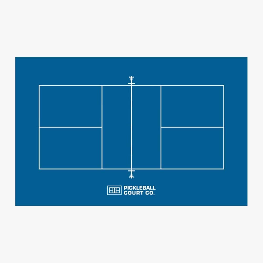 Pickleball Court Co. Ocean Blue Pickleball Court Flooring - Classic Series